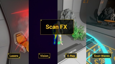 <p><i class='bi bi-calendar-week'></i> 13 Apr 2017</p>This pack delivers a lot of scanning effects in the form of laser rays, planes and grids and x-rays.
